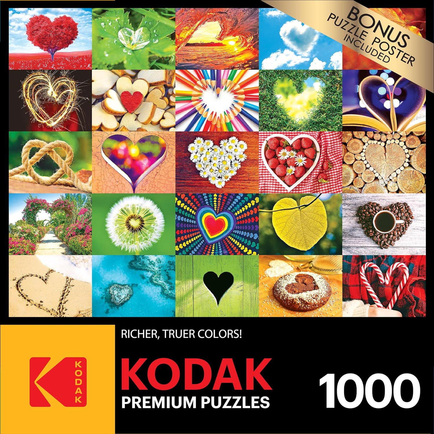 Cra-Z-Art - RoseArt - Kodak Premium - Love is Everywhere - 1000 Piece Jigsaw Puzzle