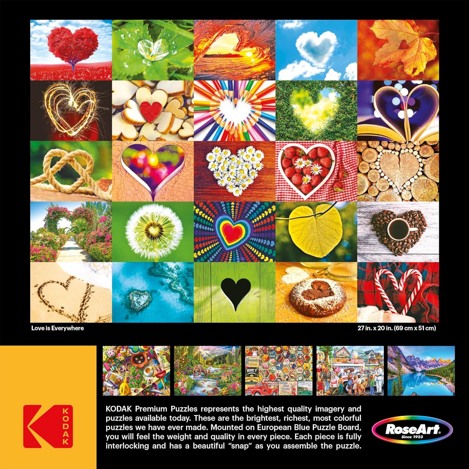 Cra-Z-Art - RoseArt - Kodak Premium - Love is Everywhere - 1000 Piece Jigsaw Puzzle
