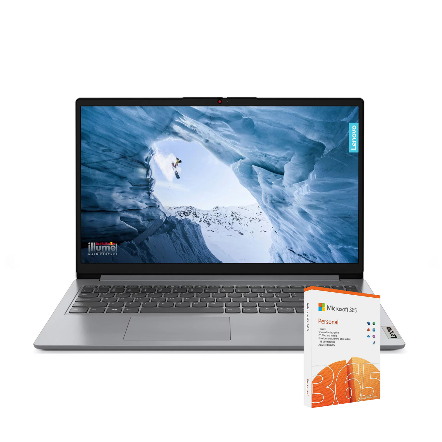 Lenovo - IdeaPad 1 15.6" HD Laptop - Intel Pentium Silver N6000 with 8GB Memory - 128GB eMMC - Intel UHD Graphics -1 Year Office 365 - Win 11 S -