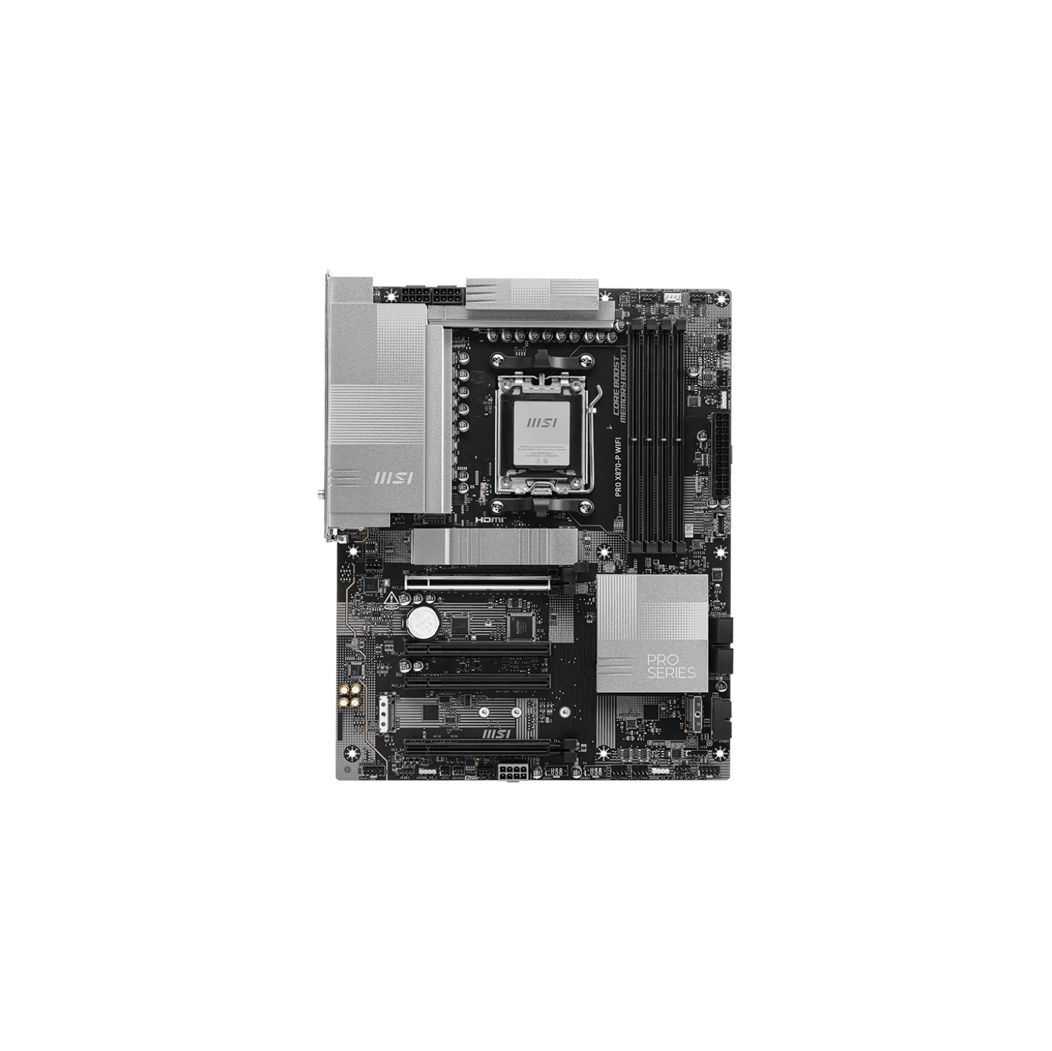 MSI PRO X870-P WIFI w/ DDR5, PCIe 5.0 x16, 3x M.2 Slots, 7.1 Audio, 5Gb LAN, Wi-Fi 7