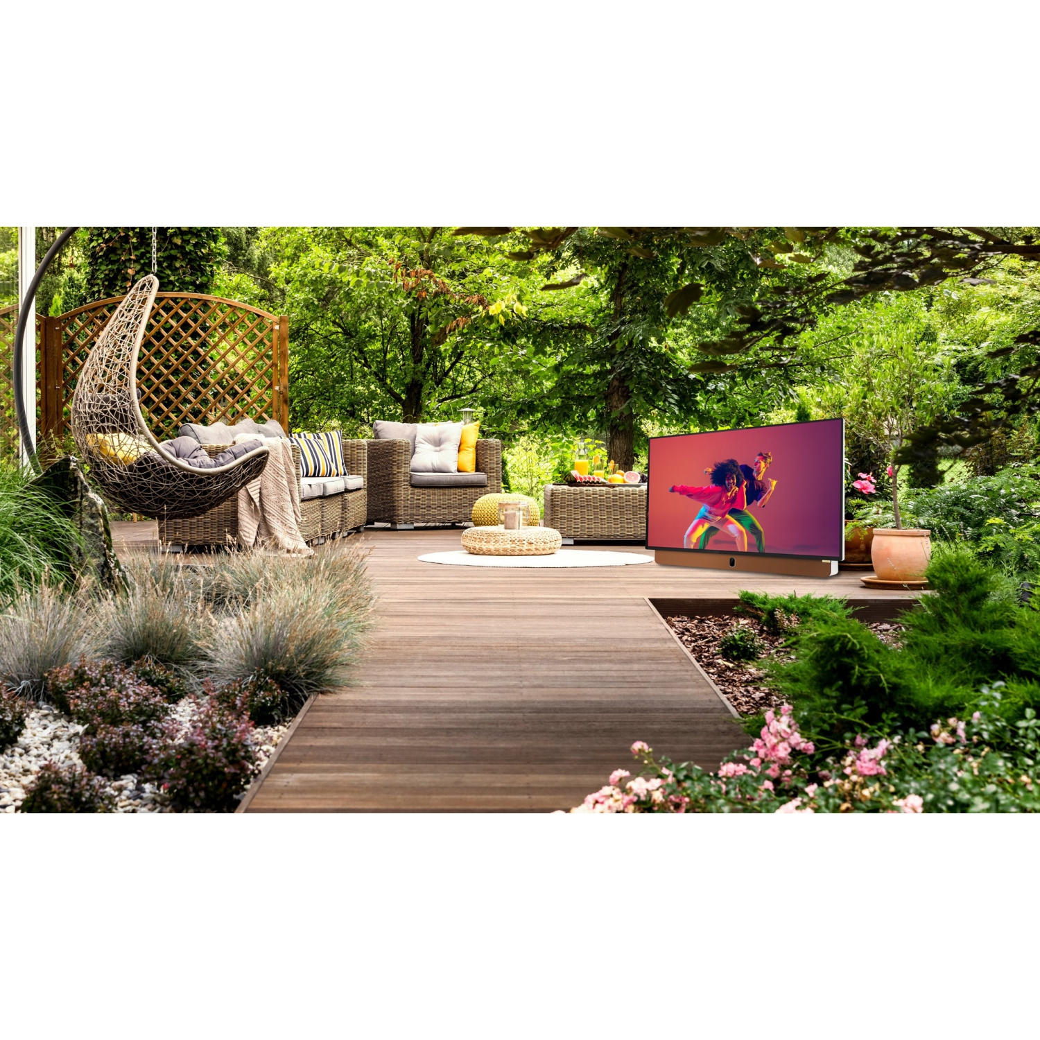 Skyworth 24-Inch Portable 3Hour Battery Life P100 Companion Series 1080P FHD Google TV, HDR10, Dolby Audio, LED, Bluetooth Remote, Built-in