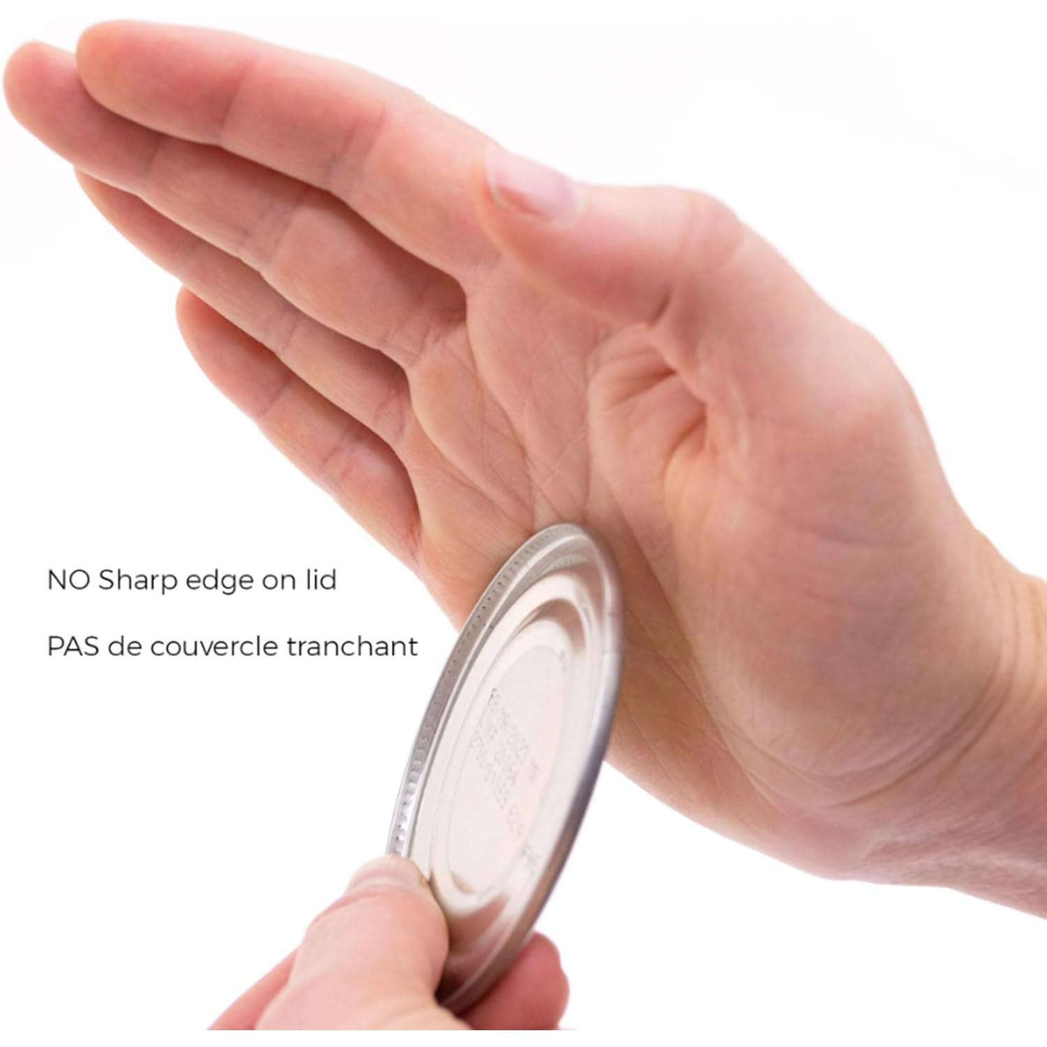 Ouvre-boîte Starfrit Little Beaver - sécuritaire - peut contenir le couvercle et les feuilles sans bords tranchants sur le couvercle - poignée