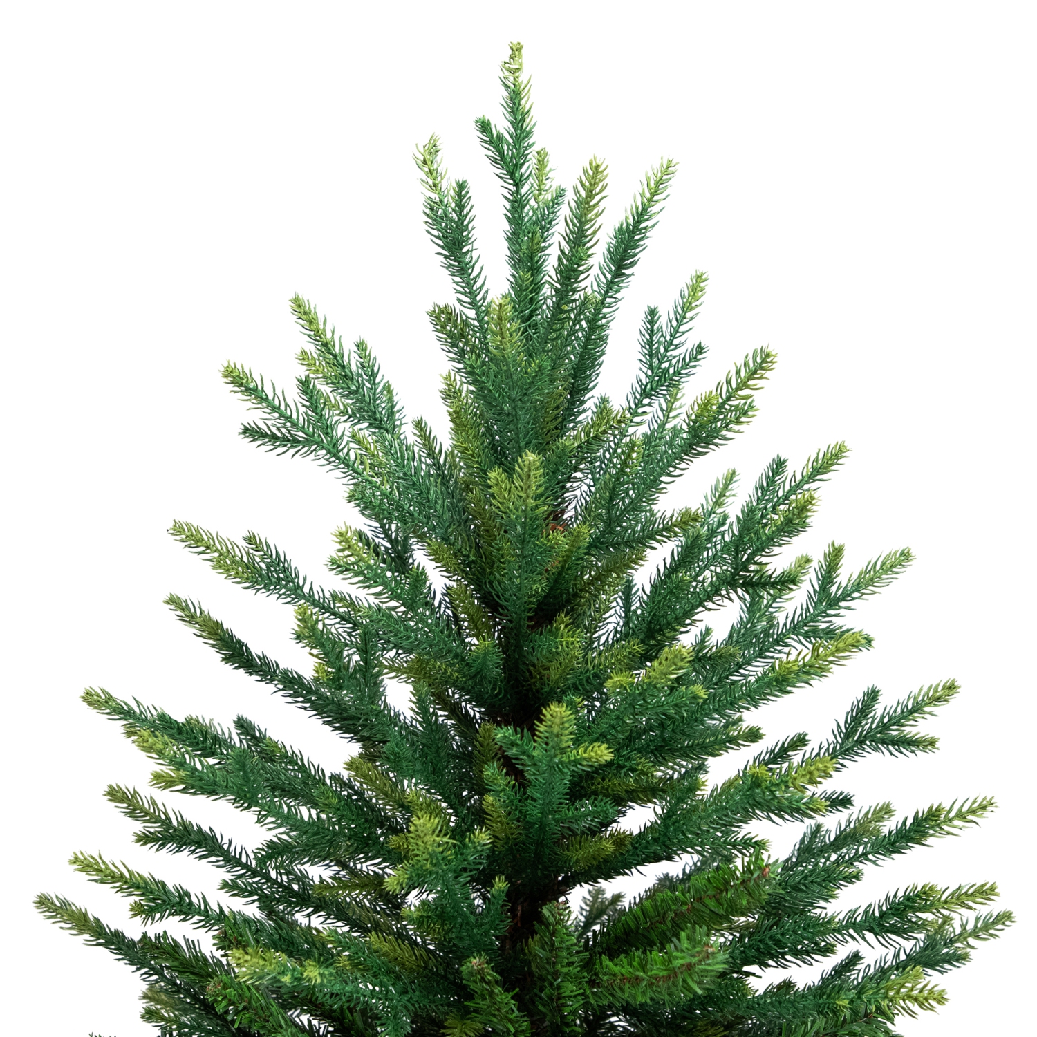 Real Touch Two-Tone River Deer Pine Full Artificial Christmas Tree - 6.5' - Unlit