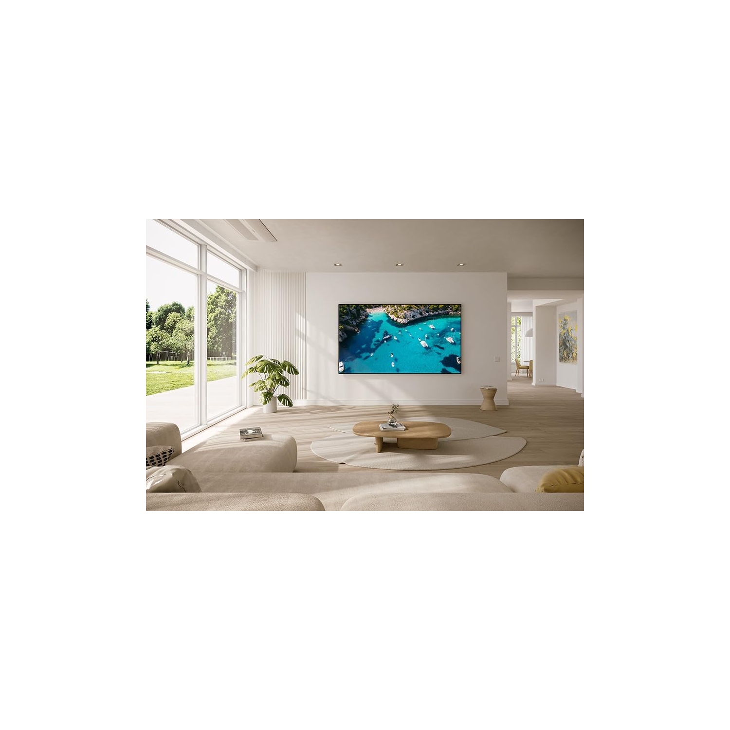 SAMSUNG 98-Inch Class Crystal UHD Smart TV with Crystal Processor 4K, 120 Hz Refresh Rate, Q-Symphony, Air Slim Design - [UN98DU9000FXZC]- Open Box