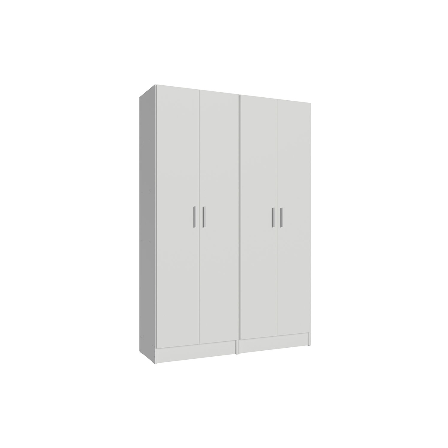 Armoire garde-manger Madesa Kitchen Set 2 avec 5 tablettes utilitaires, unité de rangement en bois de 23&nbsp;po de long pour la cuisine - Blanc