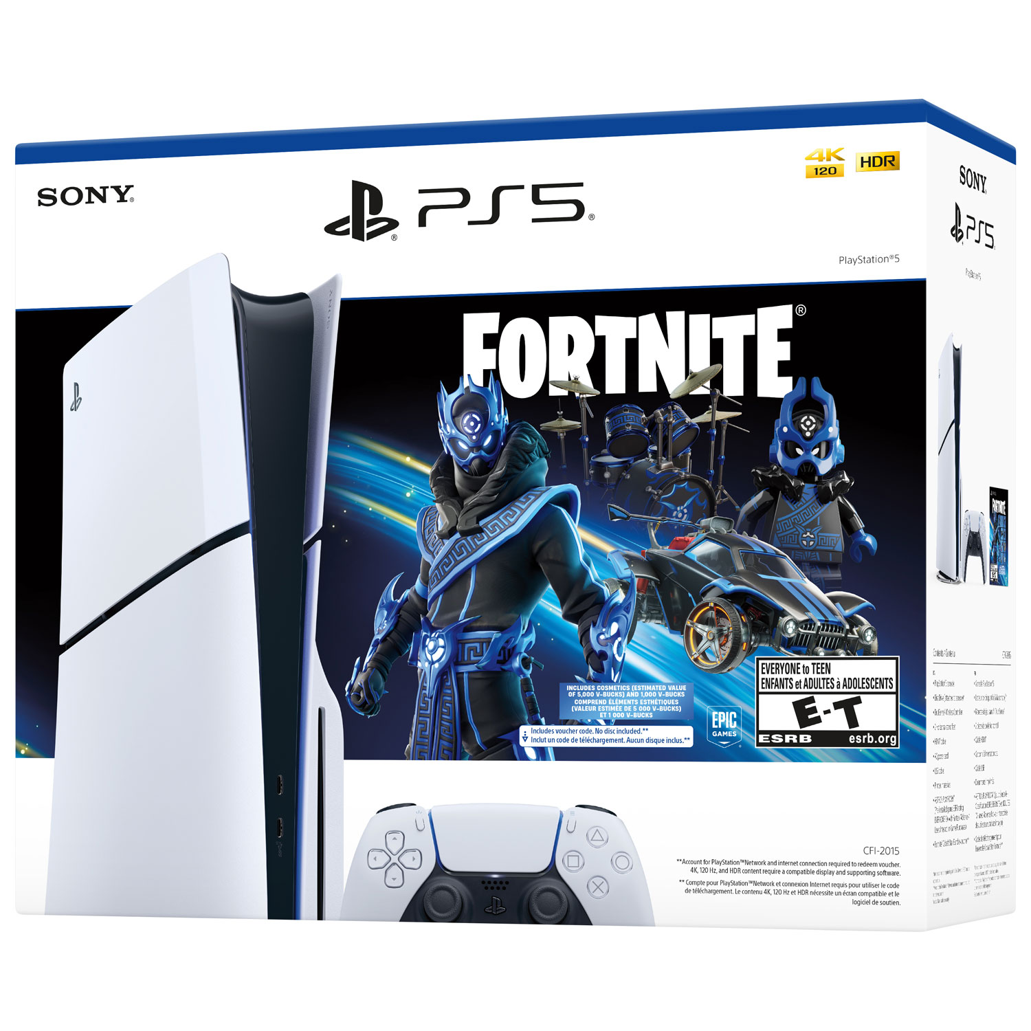 PlayStation 5 Slim Console - Fortnite Cobalt Star Bundle