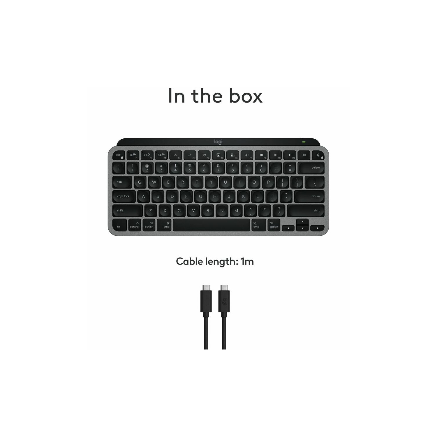 Logitech Master Bluetooth Wireless Ergonomic Keyboard - Space Gray - English