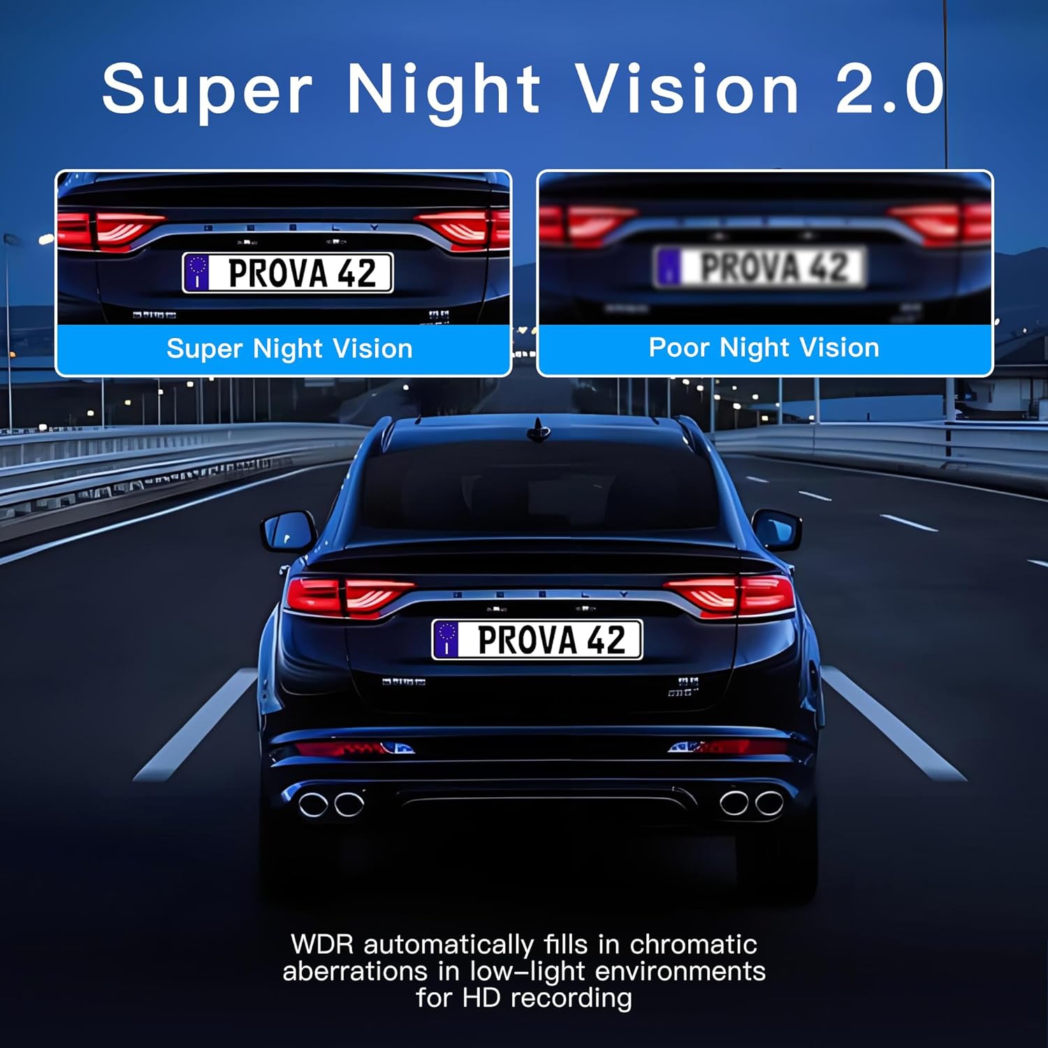 3 Channel Dash Cam WiFi FHD 1080P Car Camera 64GB TF Card,TOPGOOSE Front Dash Camera Front and Rear Inside for Cars,Mini Dashcams with Night