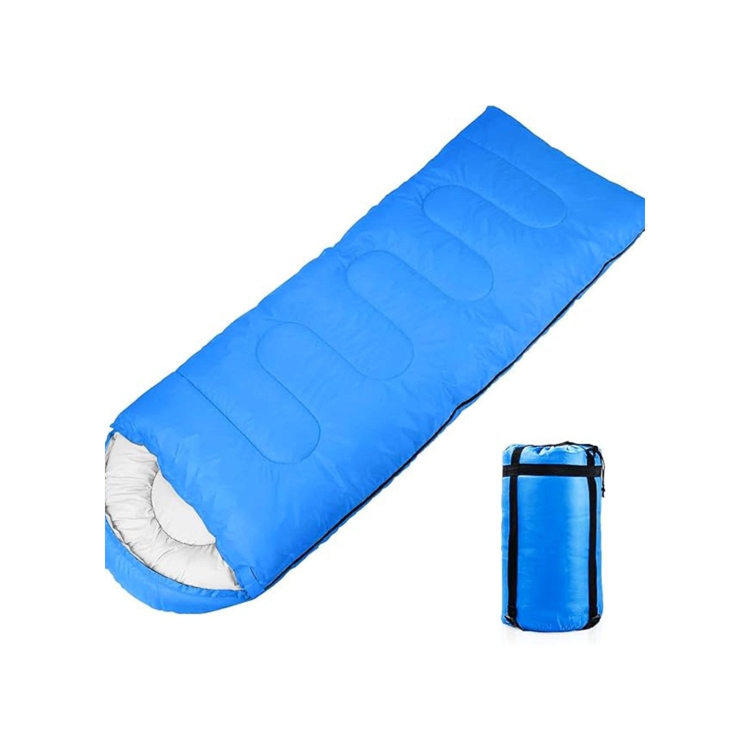 Sleeping Bags, 4 Seasons Sleeping Bag with Zippered Holes for Arms and Feet, Warm Cold Weather Lightweight Waterproof Sleeping Bags for Kids Adults