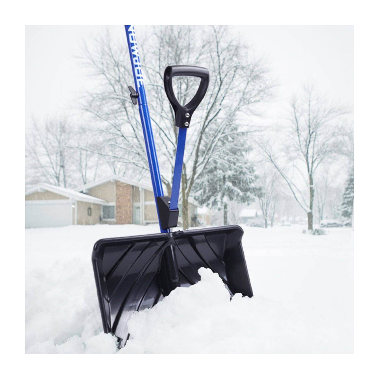 Snow Joe Shovelution 18-Inch Back-Saving Snow Shovel with Spring-Assist Handle