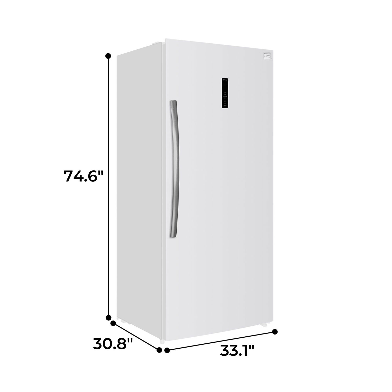 Kenmore 21 Cu. Ft. Garage Ready Upright Convertible Freezer/Fridge - White
