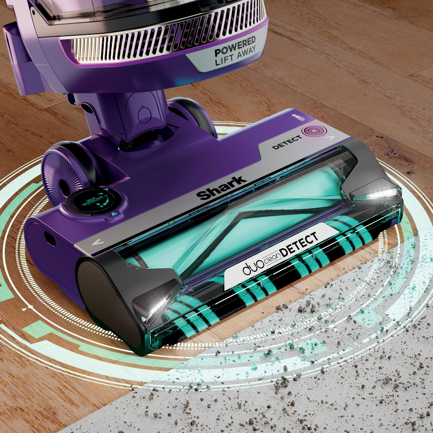Shark PowerDetect Upright Vacuum - Eggplant