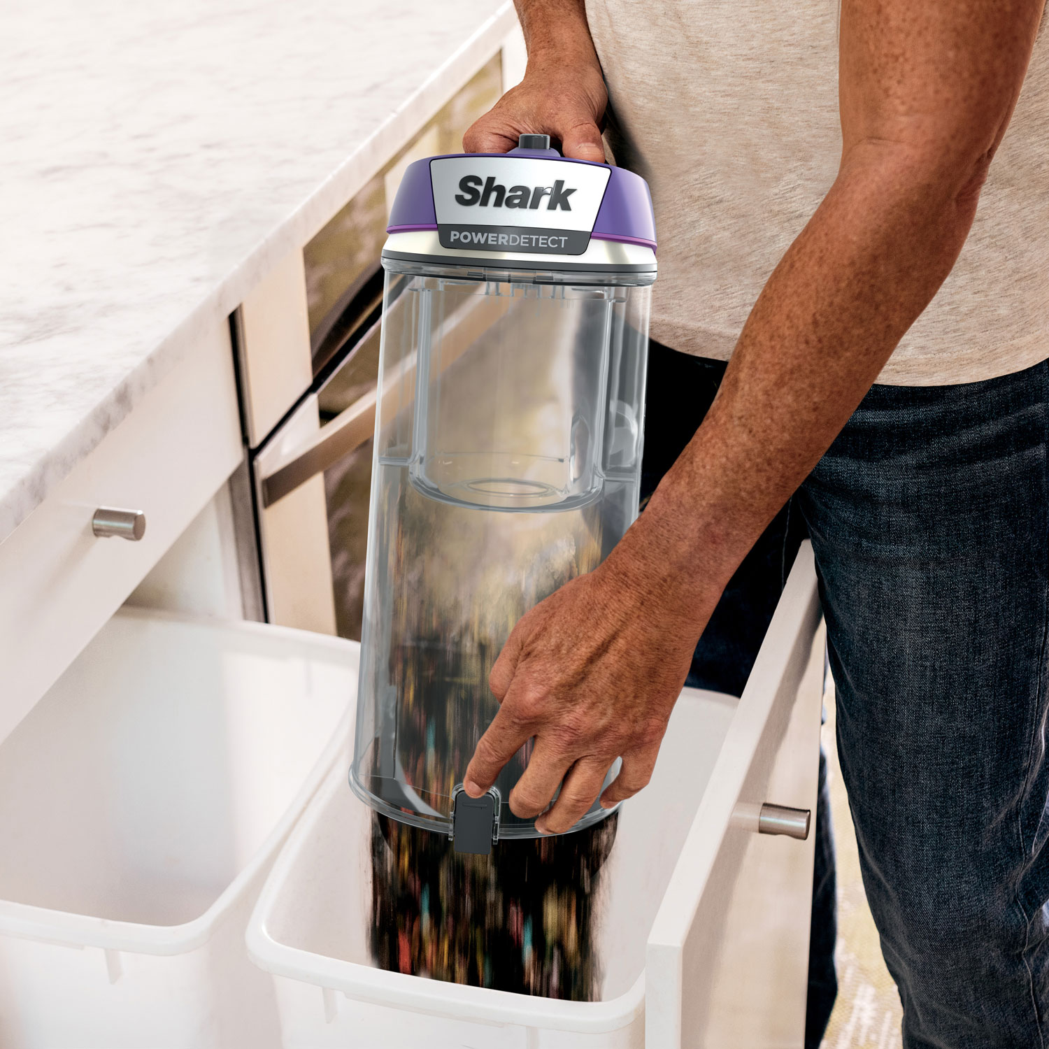 Shark PowerDetect Upright Vacuum - Eggplant