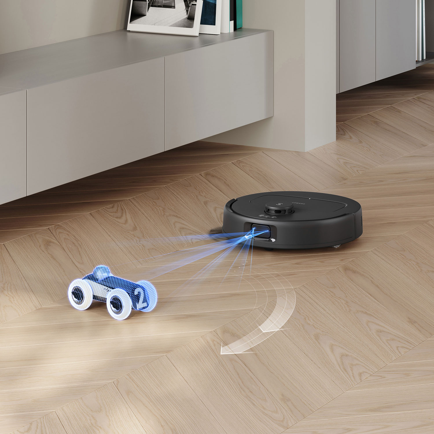 Ecovacs N30 Pro Omni Robot Vacuum - Black