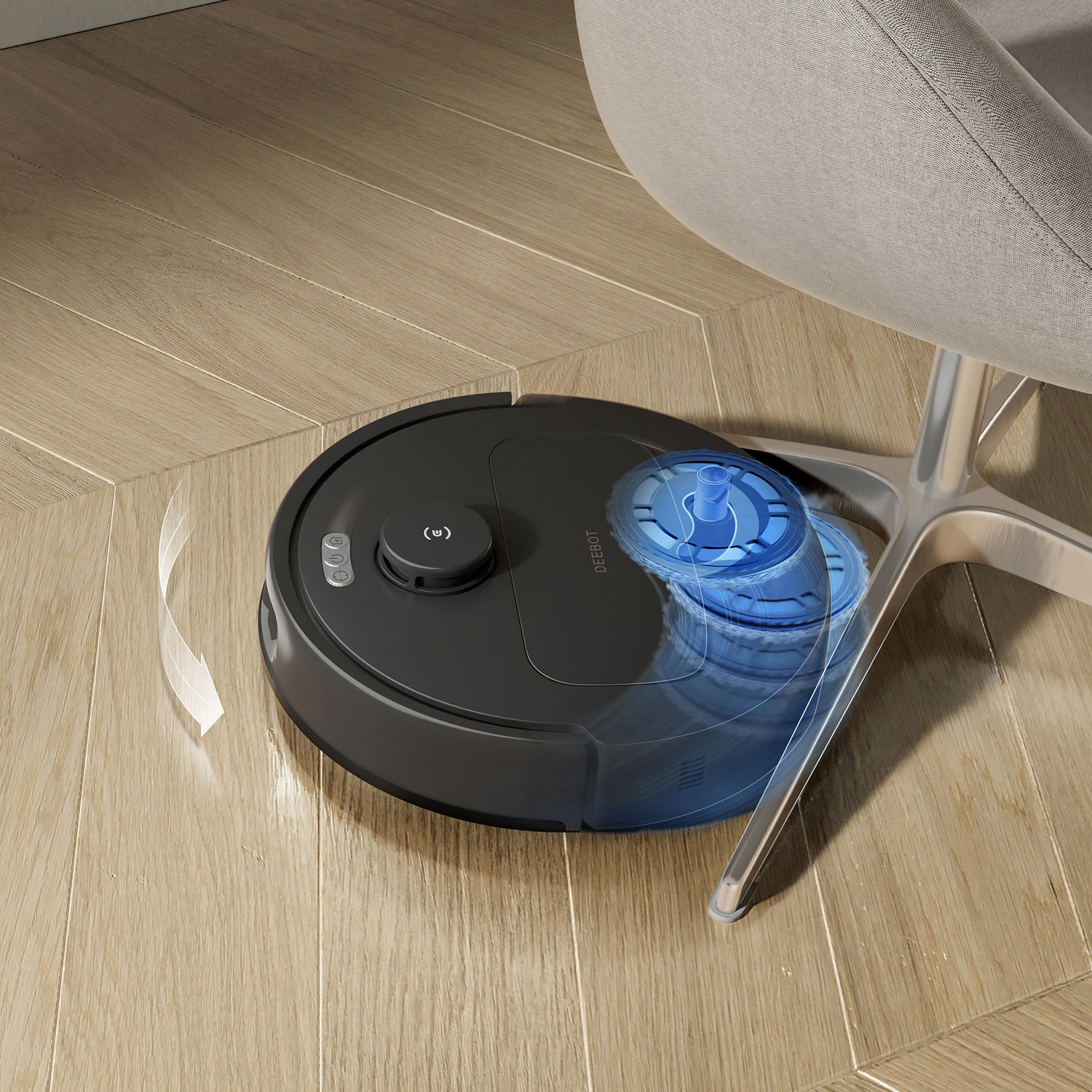 Ecovacs N30 Pro Omni Robot Vacuum - Black