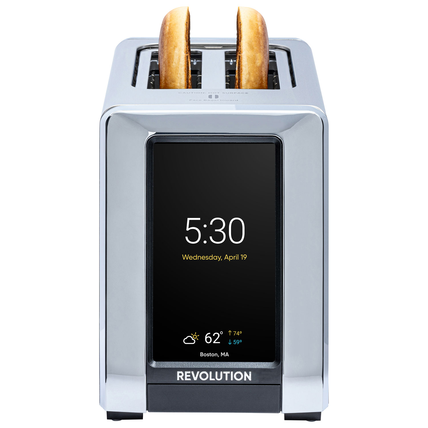 Revolution Revolution R180 Connect Toaster - 2-Slice - Silver