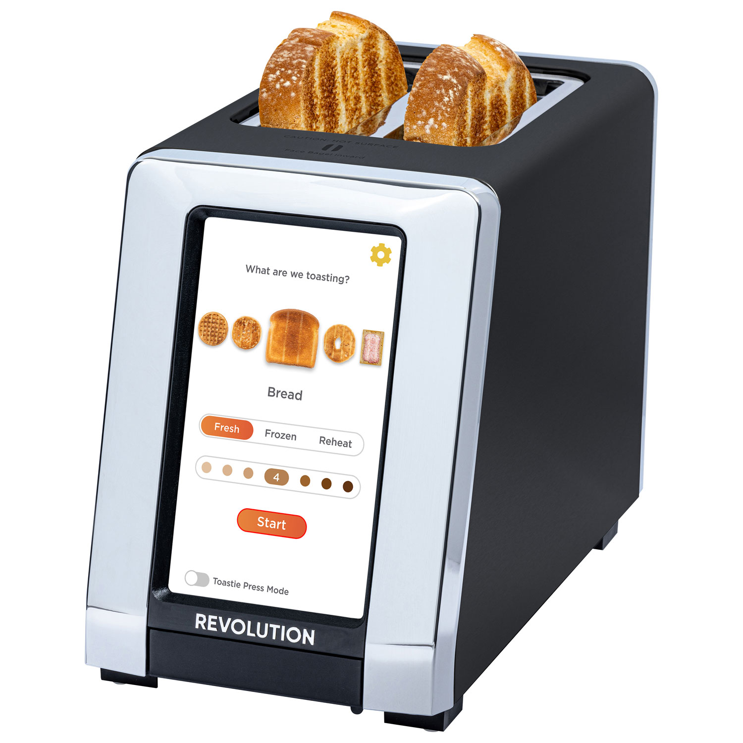 Revolution Revolution R180 Connect Toaster - 2-Slice - Black