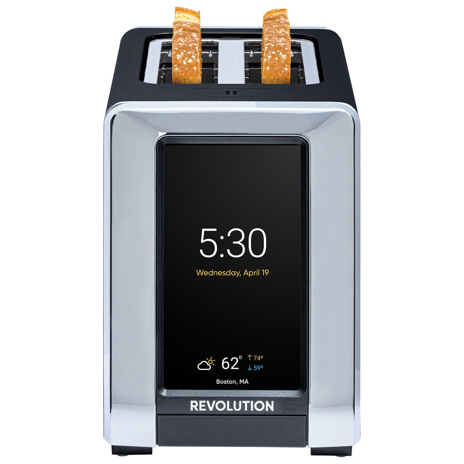 Revolution Revolution R180 Connect Toaster - 2-Slice - Black