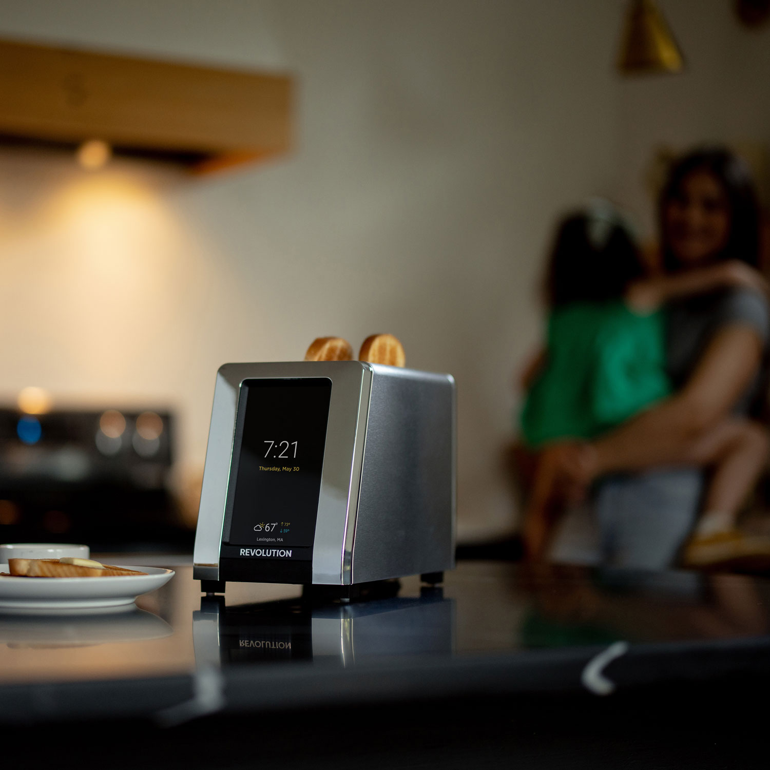 Revolution Revolution R180 Connect Toaster - 2-Slice - Black