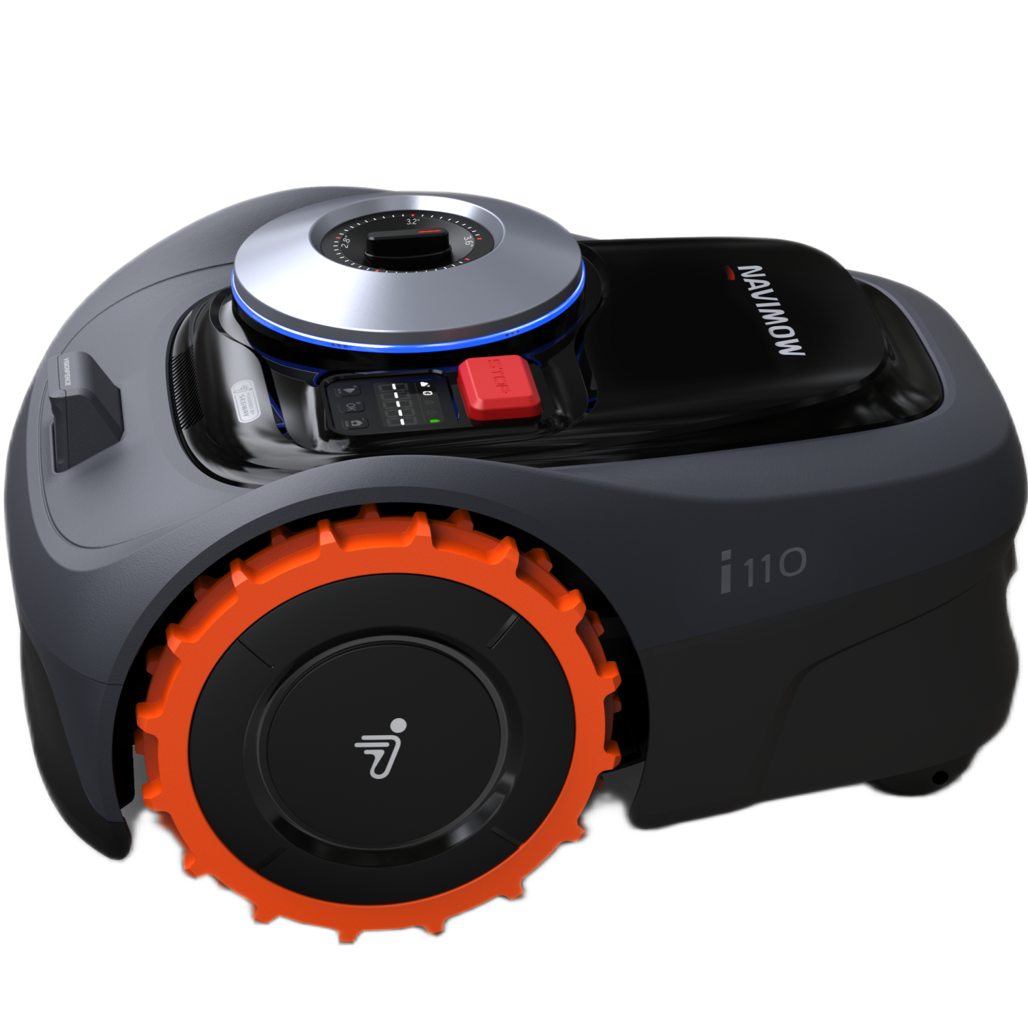 Segway Navimow i110N Robotic Lawn Mower, Wireless AI Mapping, EFLS 2.0 Positioning, VisionFence Obstacle Avoidance, App Control