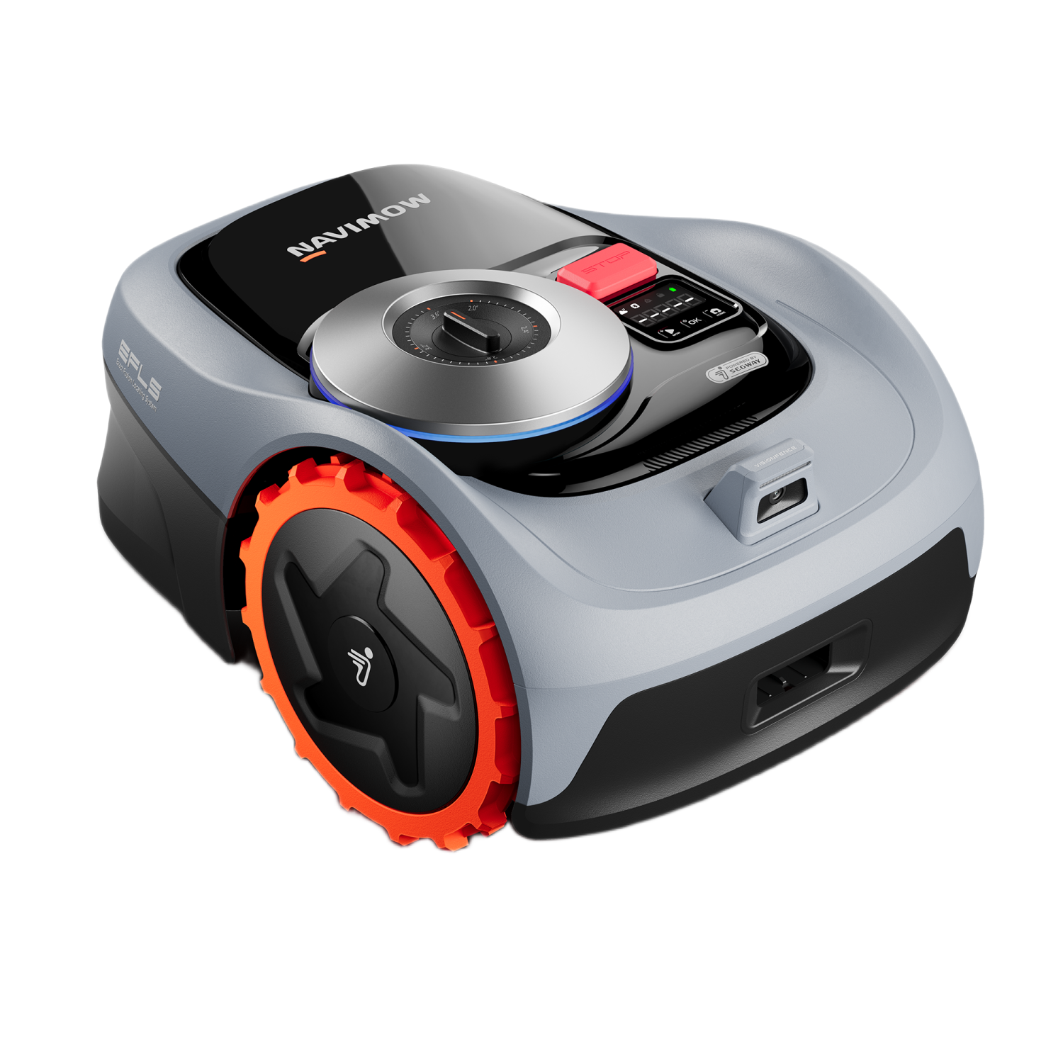 Segway Navimow i105N Robotic Lawn Mower, Wireless AI Mapping, EFLS 2.0 Positioning, VisionFence Obstacle Avoidance, App Control