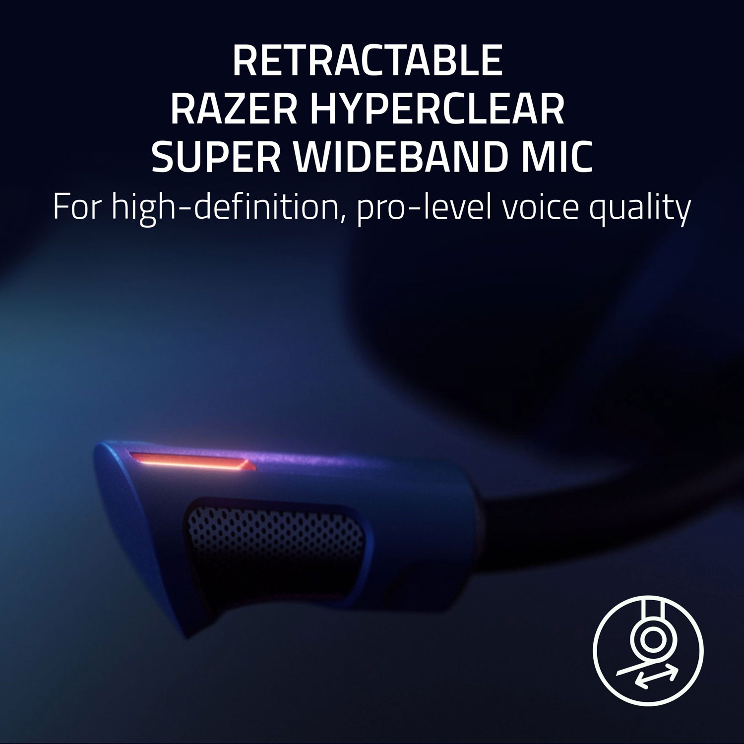 Casque de jeu sans fil Kraken V4 Pro de Razer - Noir