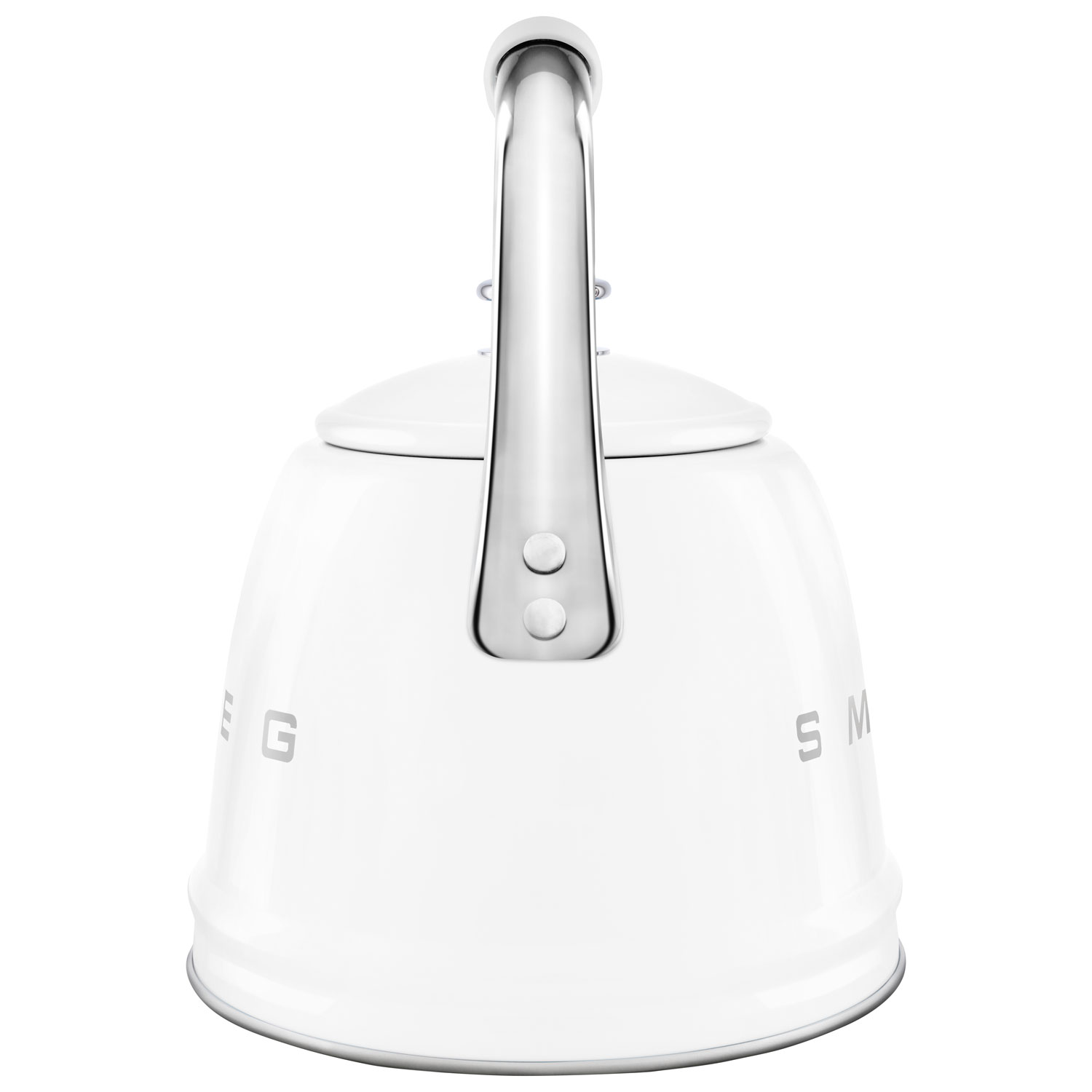Smeg 50's Style Stovetop Kettle - 2.3L - White/Stainless Steel