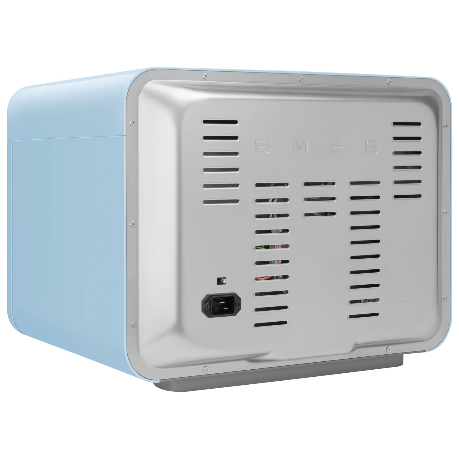 Four grille-pain de comptoir 10-en-1 avec friture à air chaud et cuisson à vapeur de Smeg - 1,05 pi³ - Bleu pastel