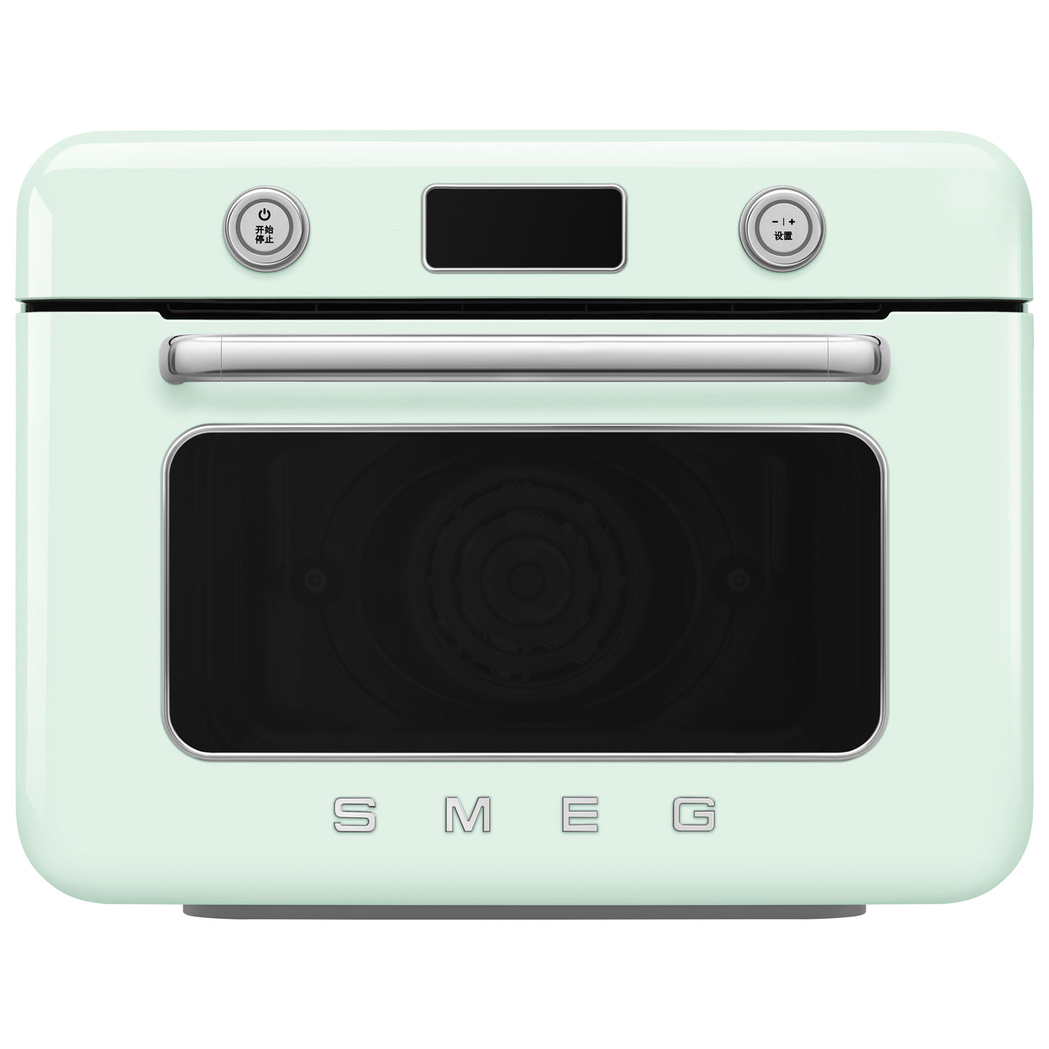 Smeg 10-in-1 Countertop Combination Air Fryer Toaster Oven with Steam - 1.05 Cu. Ft. - Pastel Green