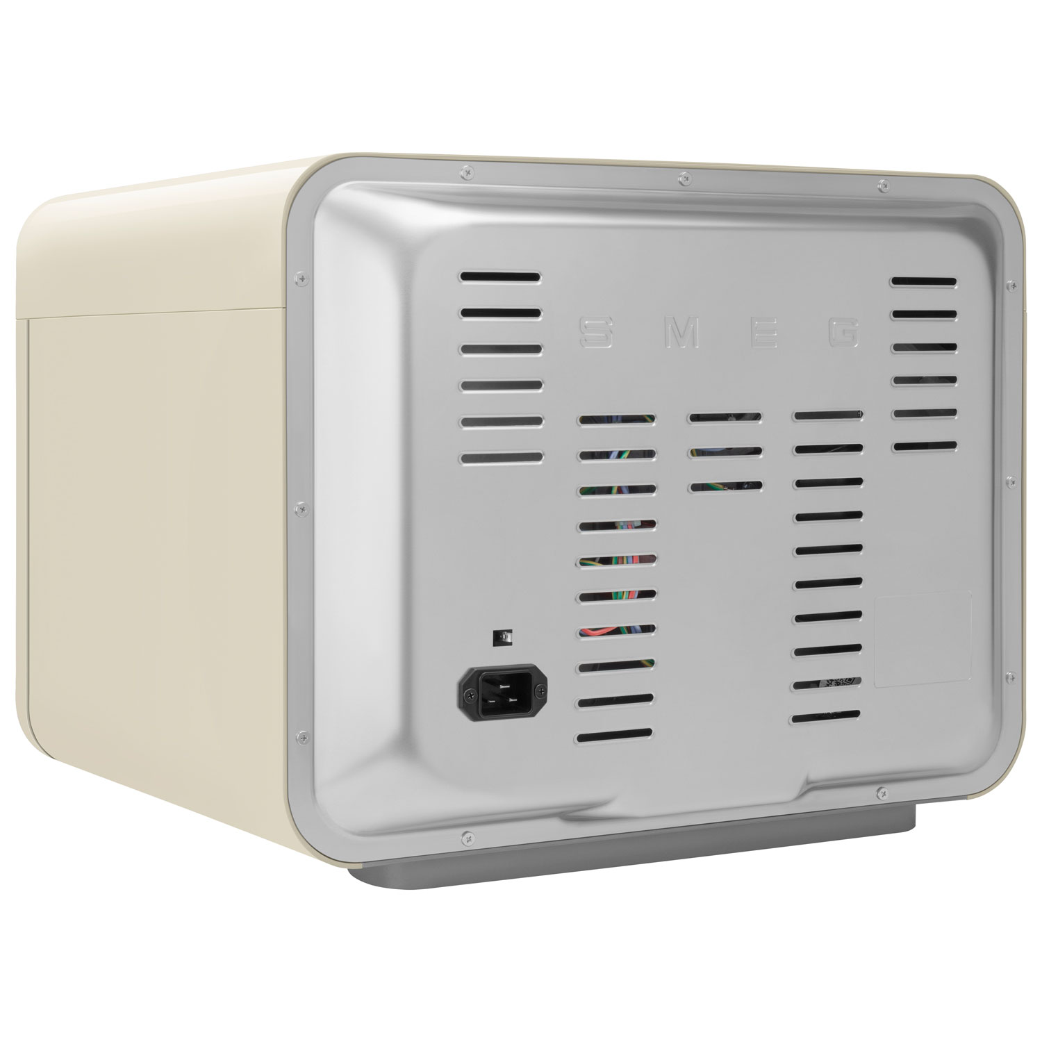 Four friteuse à air chaud combiné de comptoir 10-en-1 avec vapeur de Smeg - 1,05 pi³ - Crème