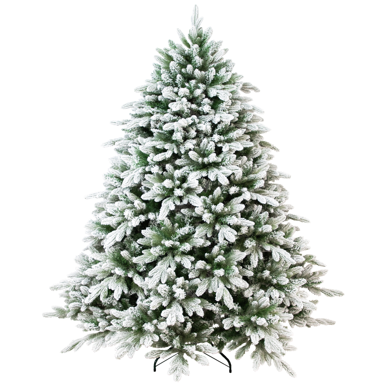 Real TouchMountain Pearl Flocked Artificial Christmas Tree - 6.5' - Unlit
