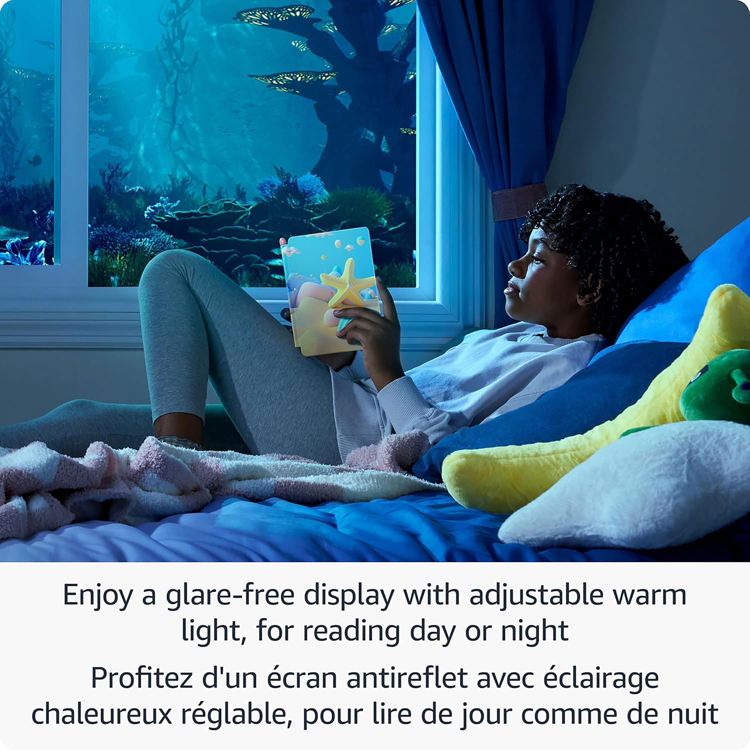 Amazon Kindle Paperwhite Kids 16GB 7" Digital eBook Reader with Touchscreen & Cover - Cyber City