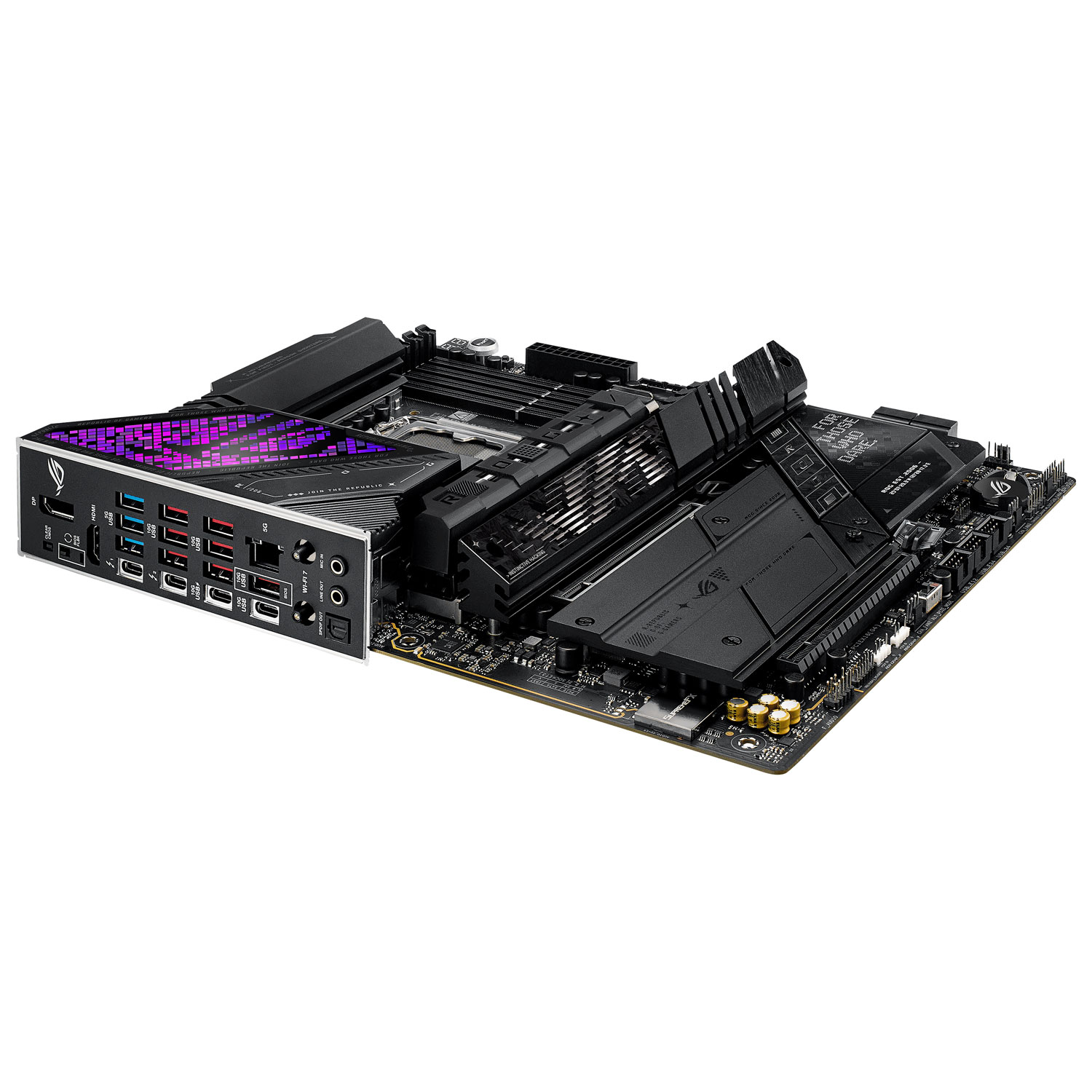 Carte mère ROG MAXIMUS Z890-E Gaming Wi-Fi ATX DDR5 d'ASUS avec LGA 1851 d'Intel pour processeurs Core Ultra d'Intel