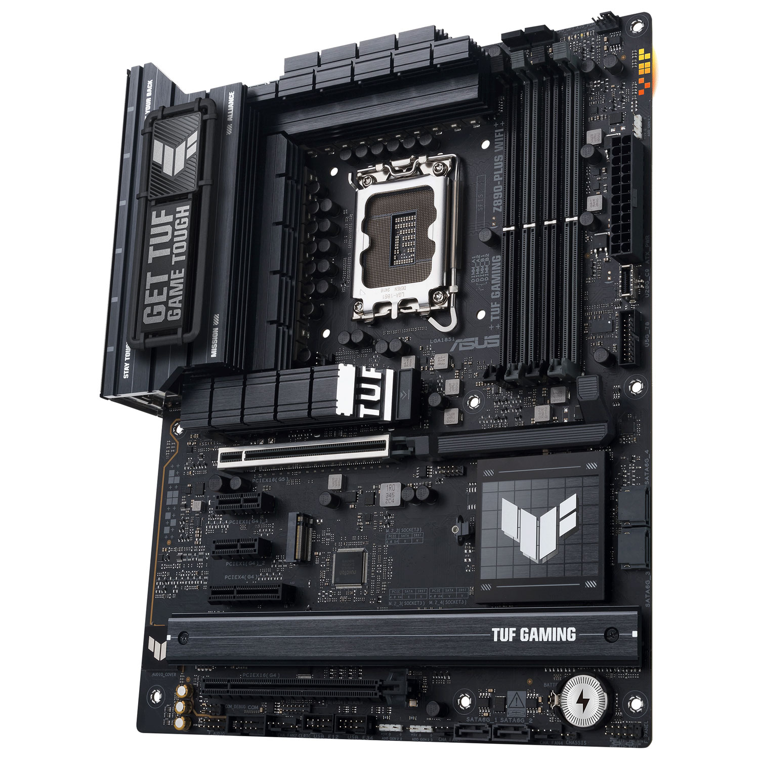 Asus TUF GAMING Z890-PLUS GAMING Wi-Fi LGA1851 ATX DDR5 Intel Motherboard for Intel Core Ultra Processors