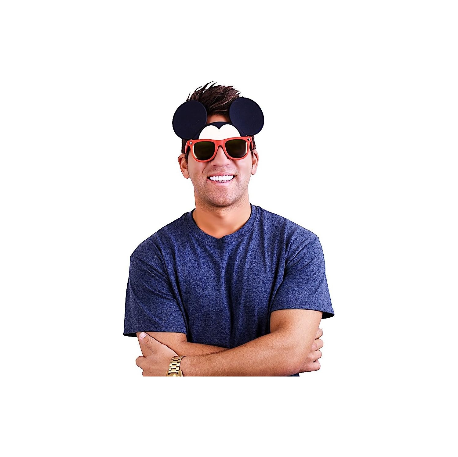 Lunettes de soleil Sunstaches Mickey Mouse sous licence pour costume instantané