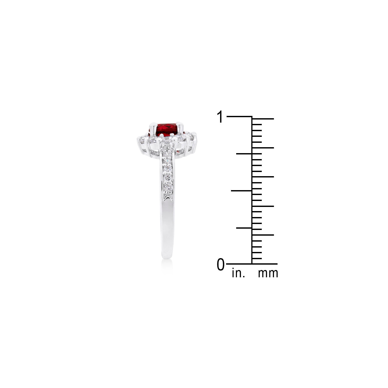 Birthstone Engagement Ring in