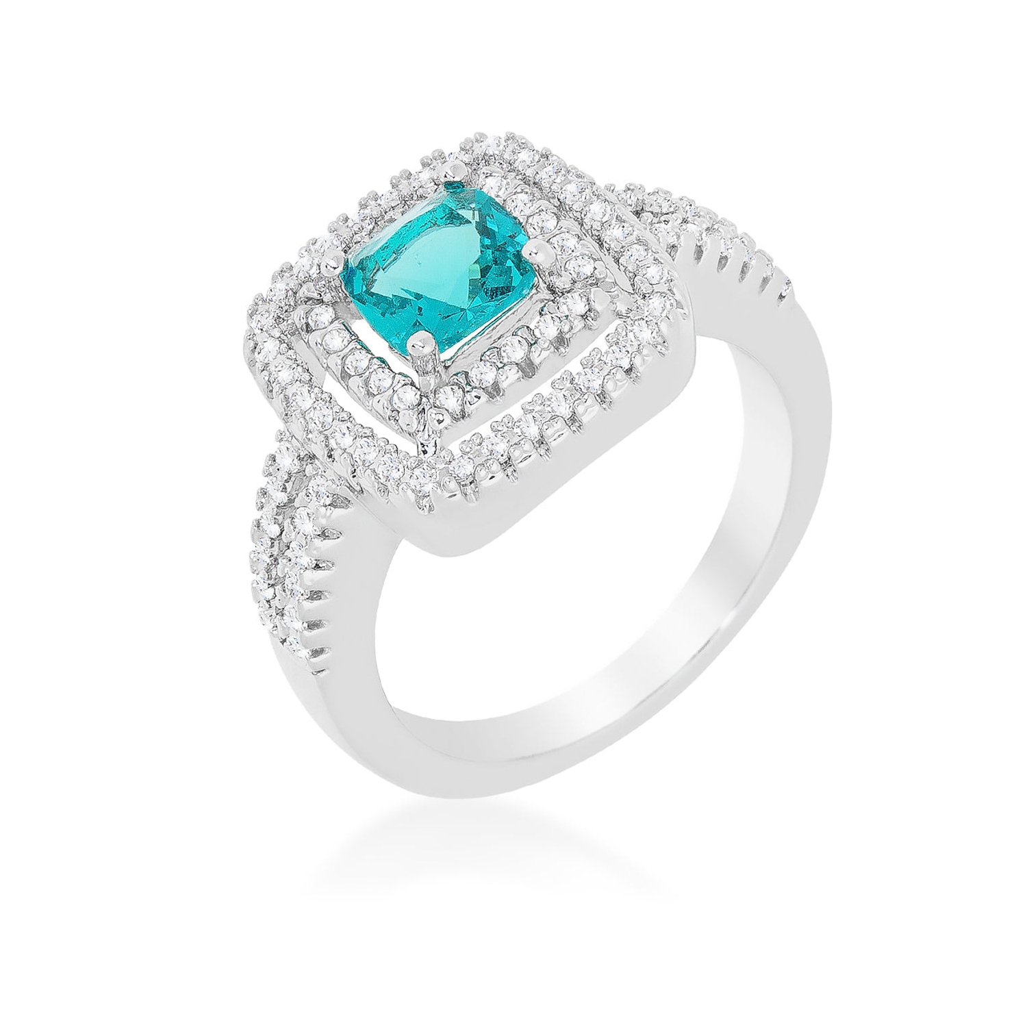 Bague rétro à micropavé