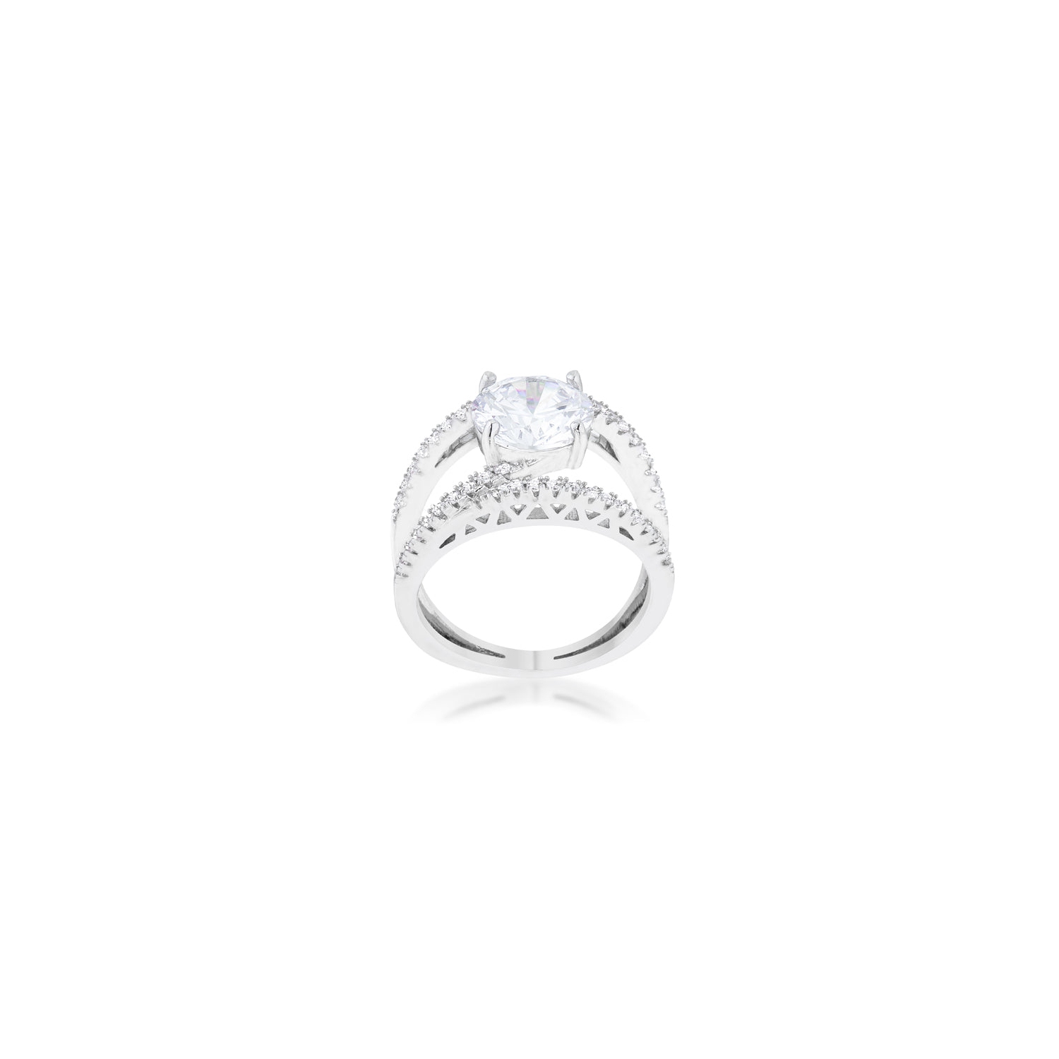 Girana 3ct CZ Contemporary Ring