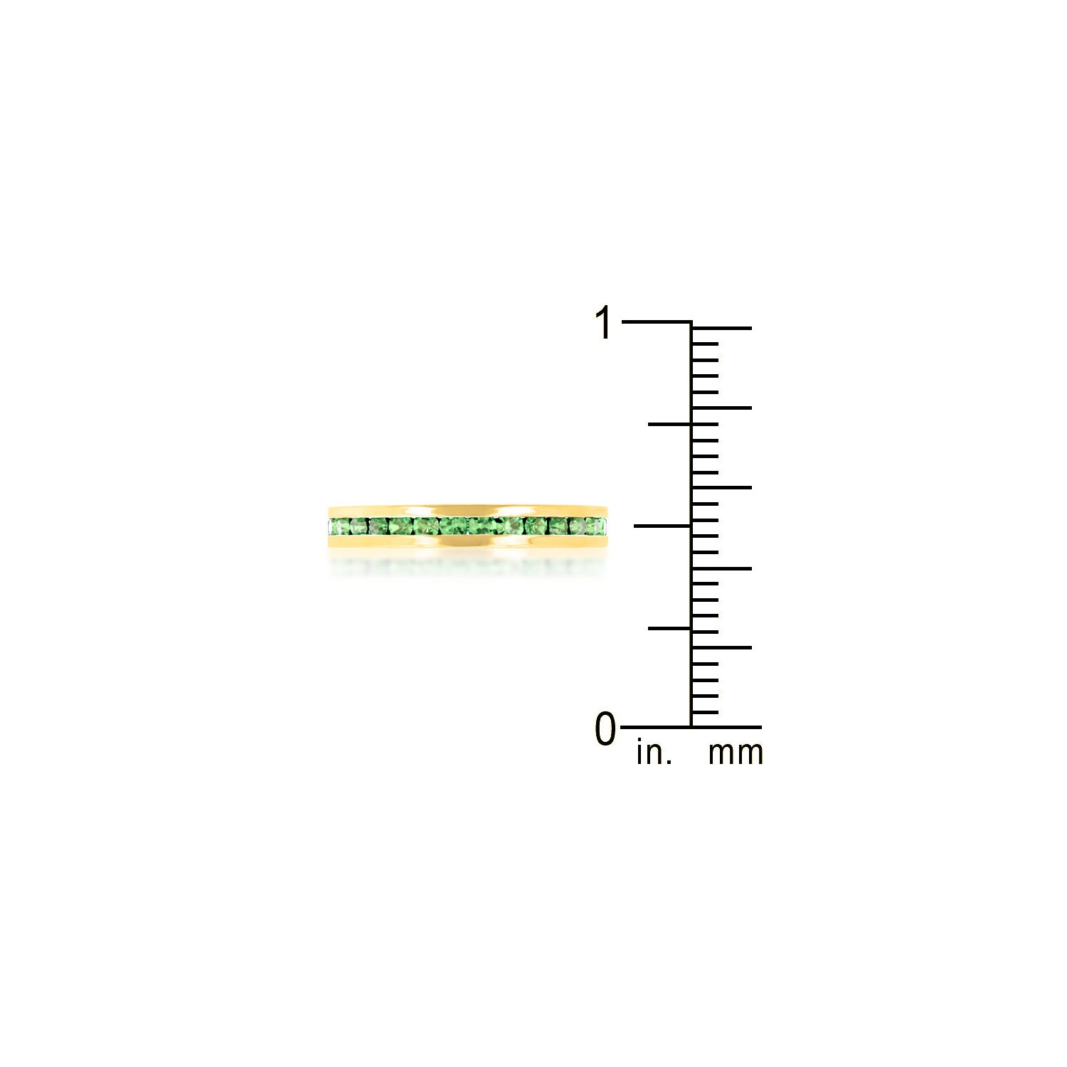 Stylish Stackables Peridot Crystal Ring