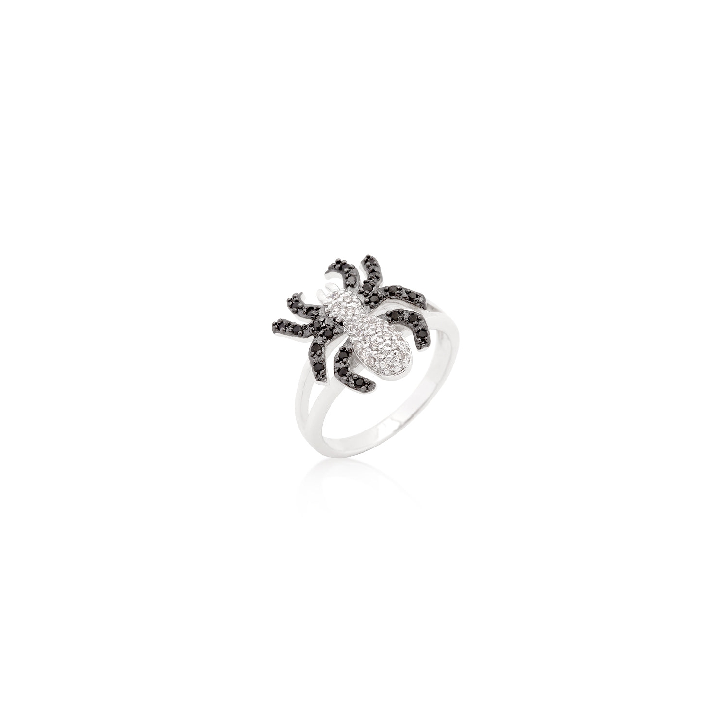 Cubic Zirconia Spider Fashion Ring