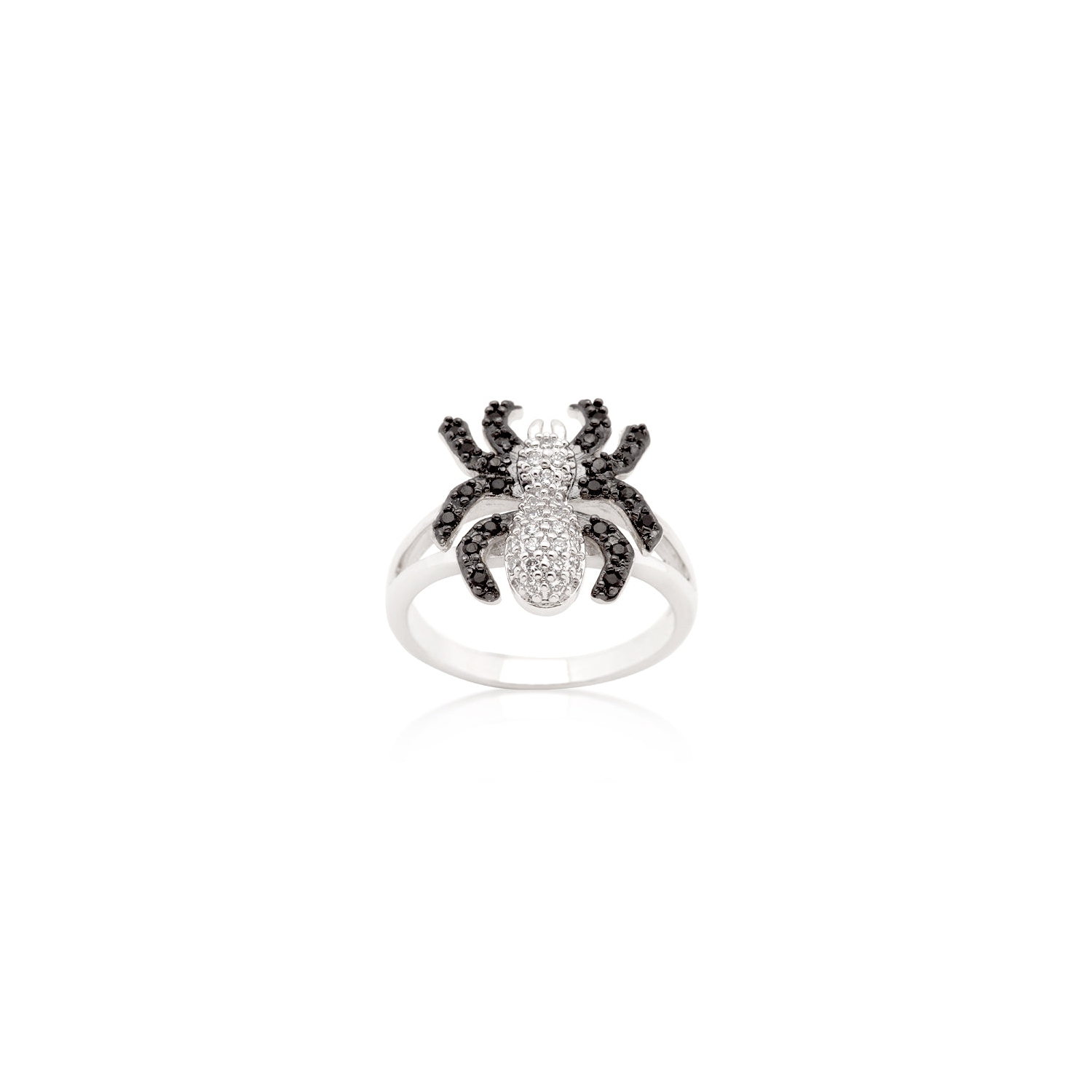 Cubic Zirconia Spider Fashion Ring