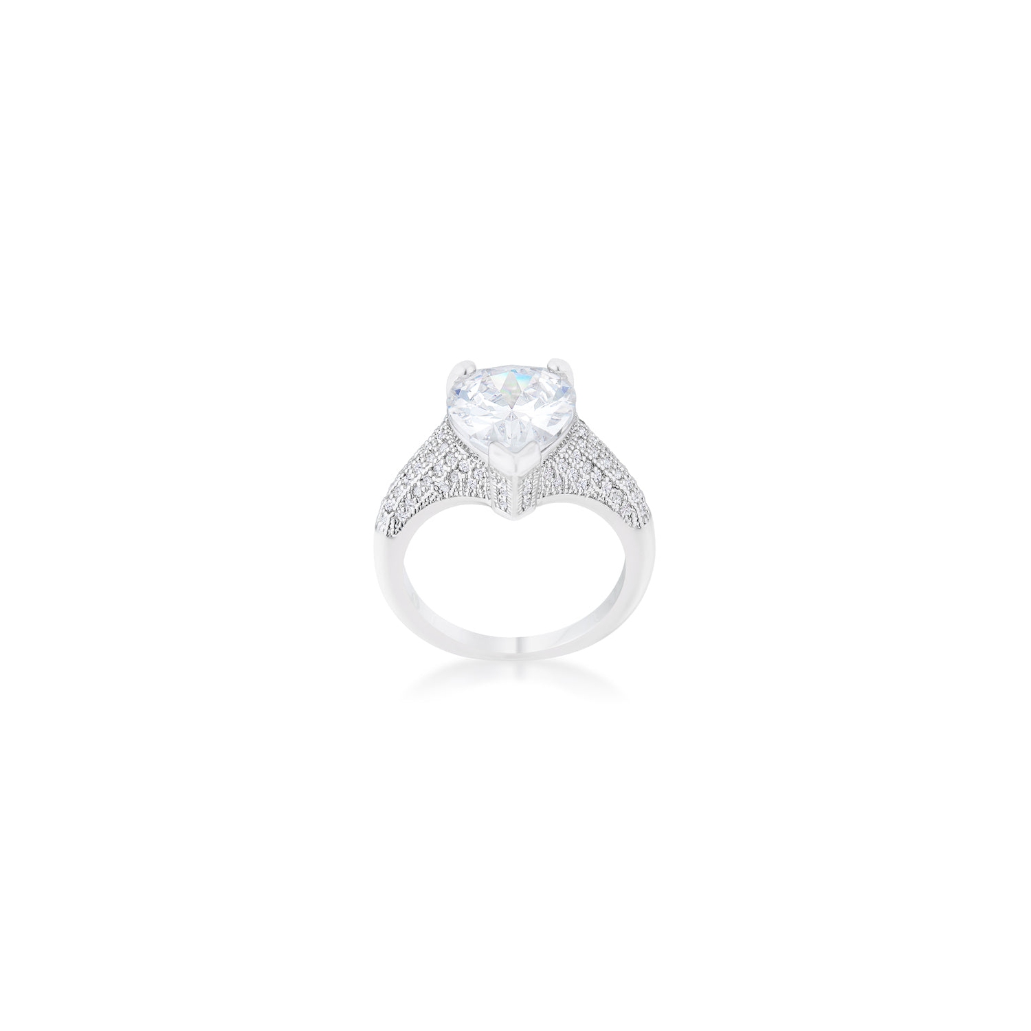 Rhyne 5.8ct CZ Pear Cocktail Ring