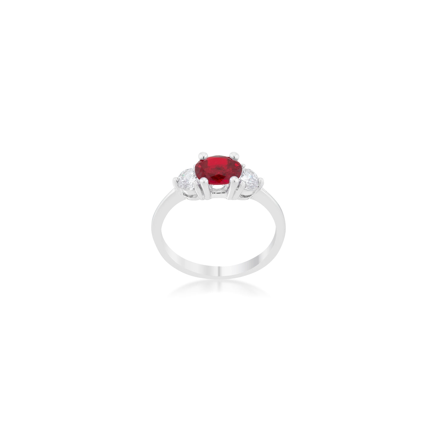 Bague classique en zircon