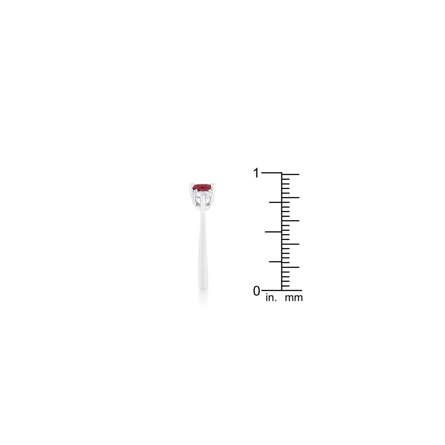 Bague classique en zircon