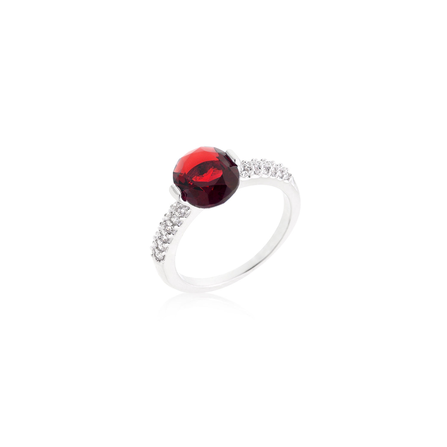 Bague de fiançailles, zircon cubique ovale