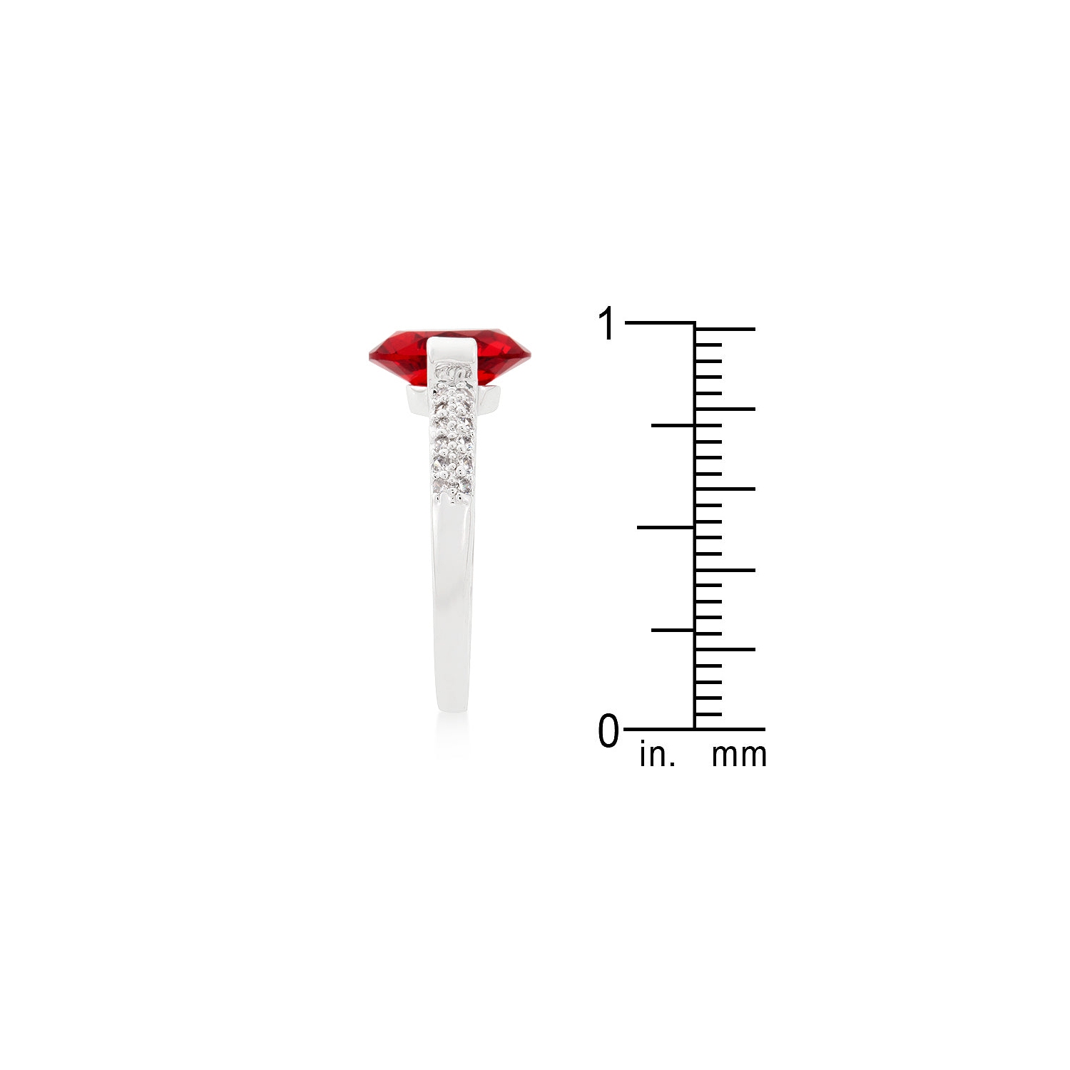 Bague de fiançailles, zircon cubique ovale