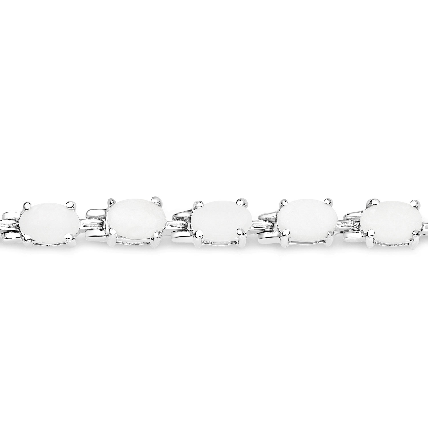 Bracelet en argent sterling .925 avec opale véritable de 6,82 carat
