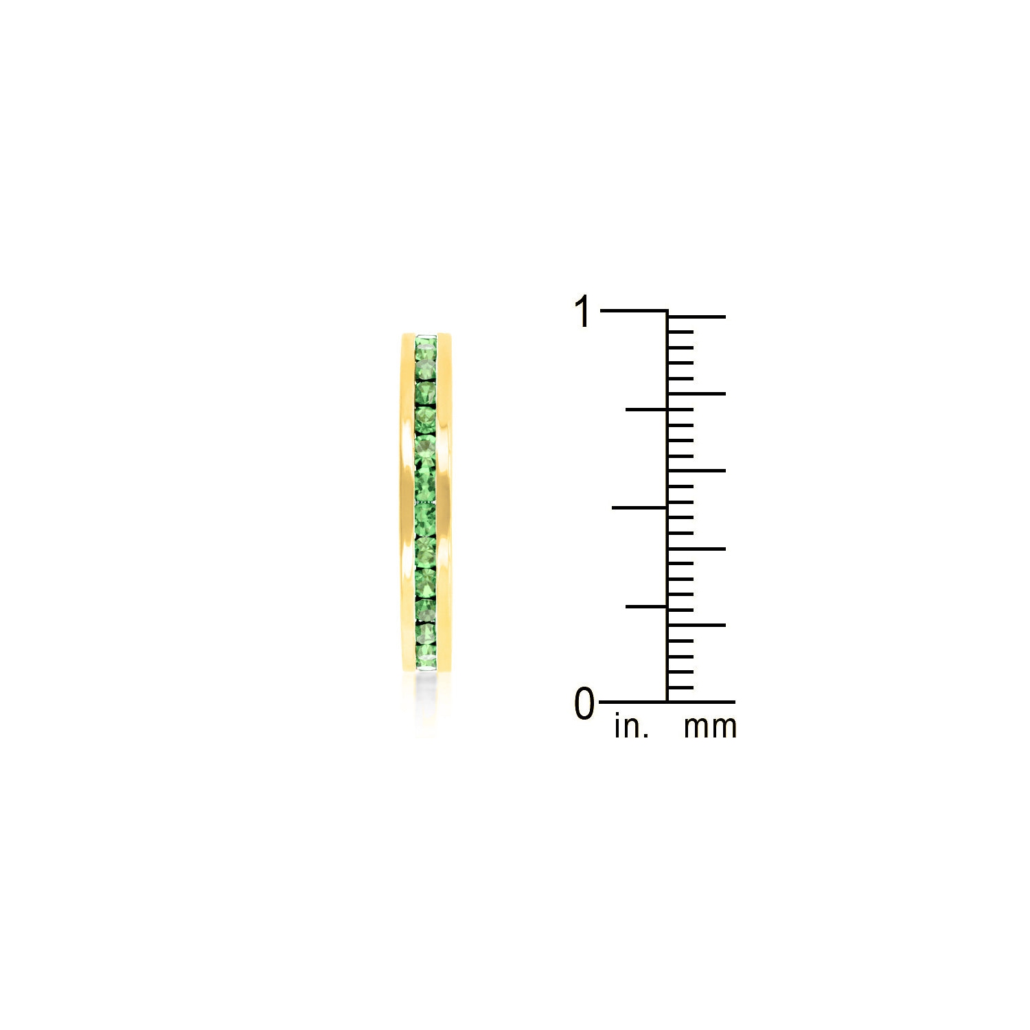 Stylish Stackables Peridot Crystal Ring