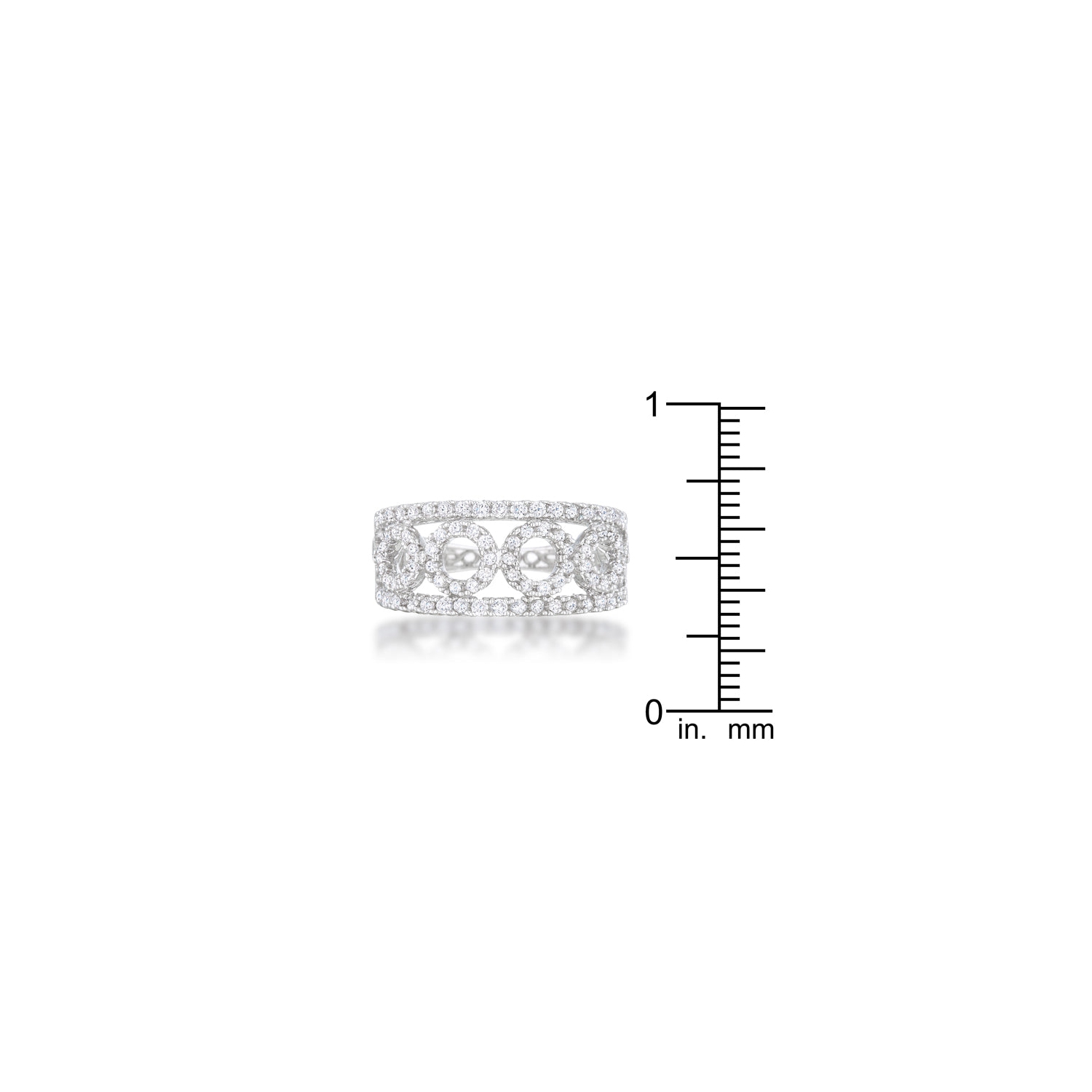 Rina 0.5ct CZ Contemporary Band Ring