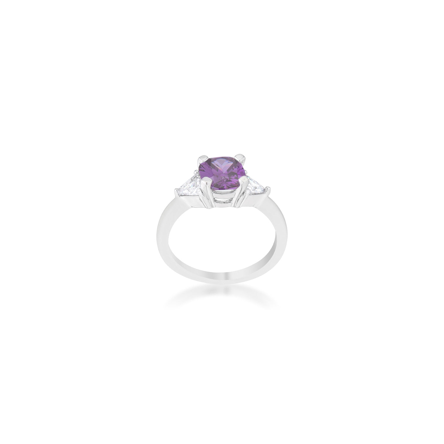 Shonda 1.8ct CZ Cushion Classic Statement Ring